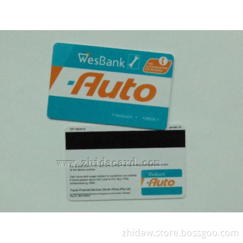 Magnetic Stripe Bank Card